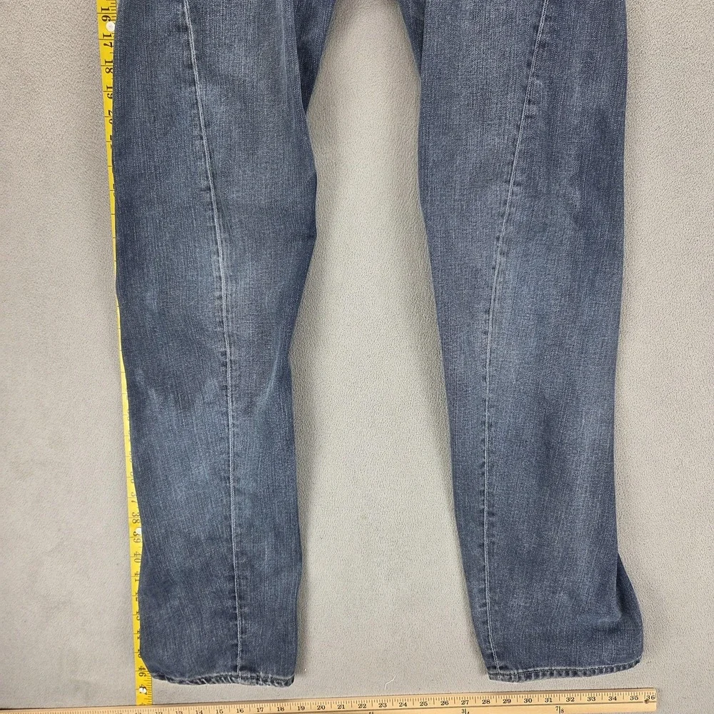 Vintage Levis Engineered Jeans Mens 34x34 Blue Twisted Zip Fly Medium Wash